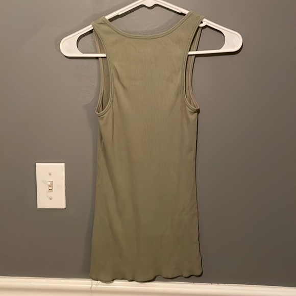 S olive green American Eagle tank - Picture 2 of 5